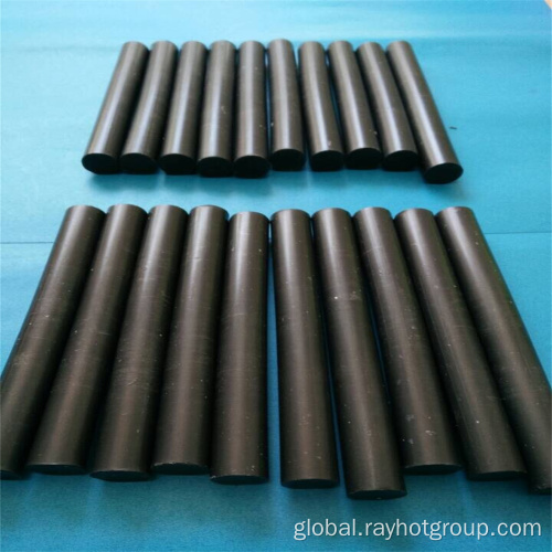 Ptfe Pushing Rod Filled With Carbon Black Ptfe Rod Factory